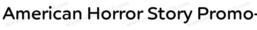 American Horror Story Promo字体转换